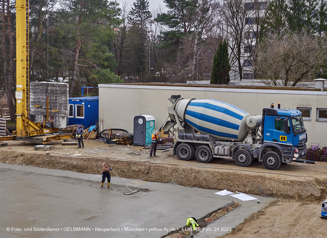 24.02.2023 -  Baustelle Haus für Kinder in Neupelach Quiddestraße 3